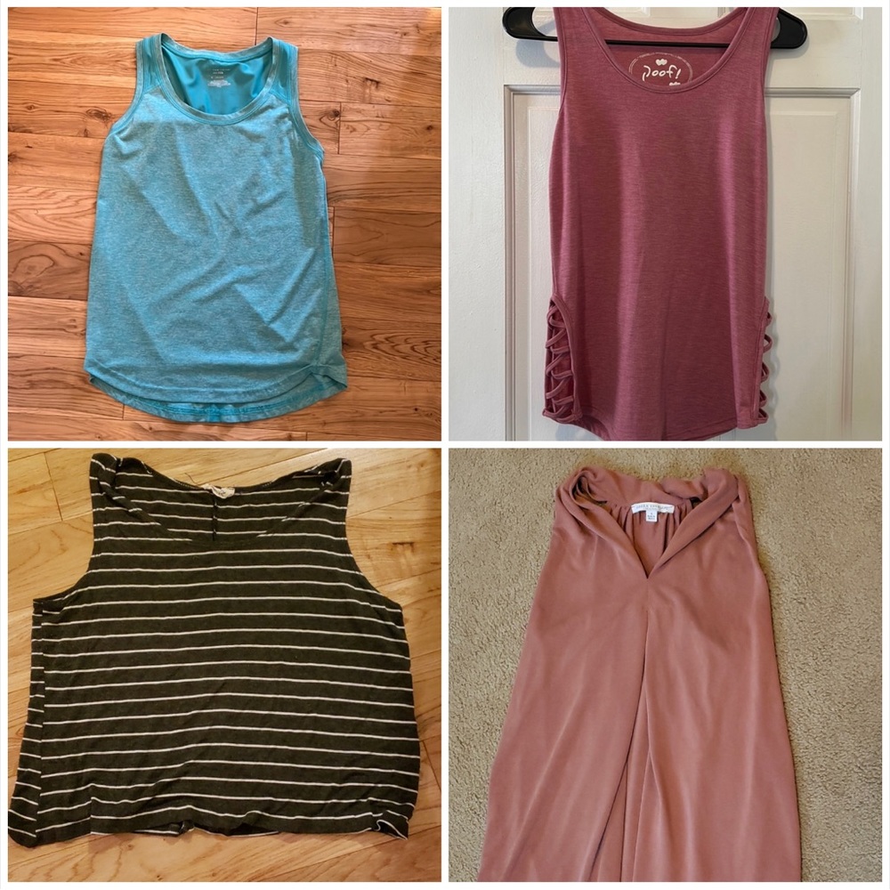 4 tank tops !